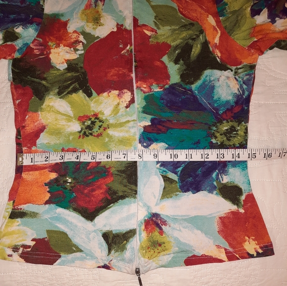 Colourful stretch zip shirt-jacket - Picture 6 of 7